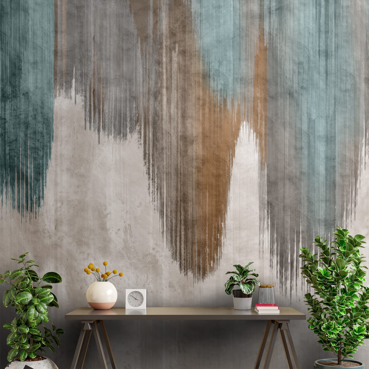 Dripping paint, Premium Textured Wallpaper Design for Rooms, Customised