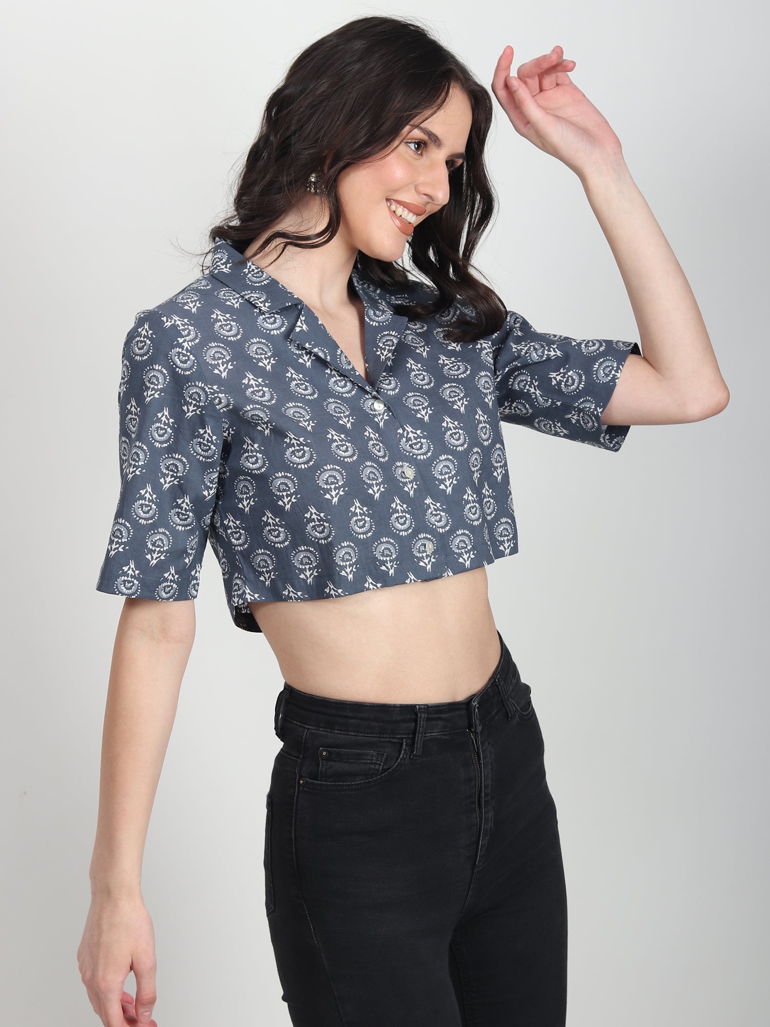 Elena floral printed Top