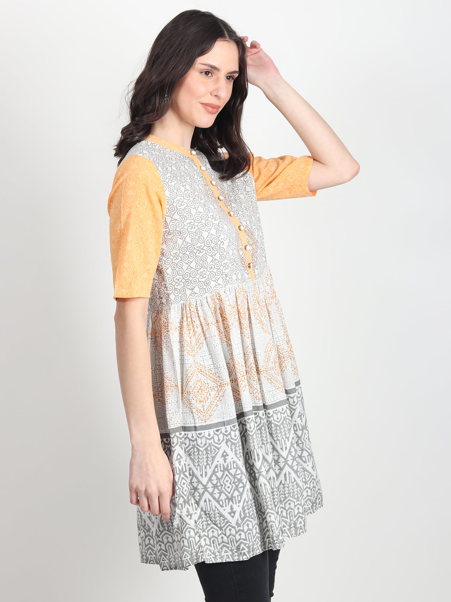 Tessa hand block printed Top