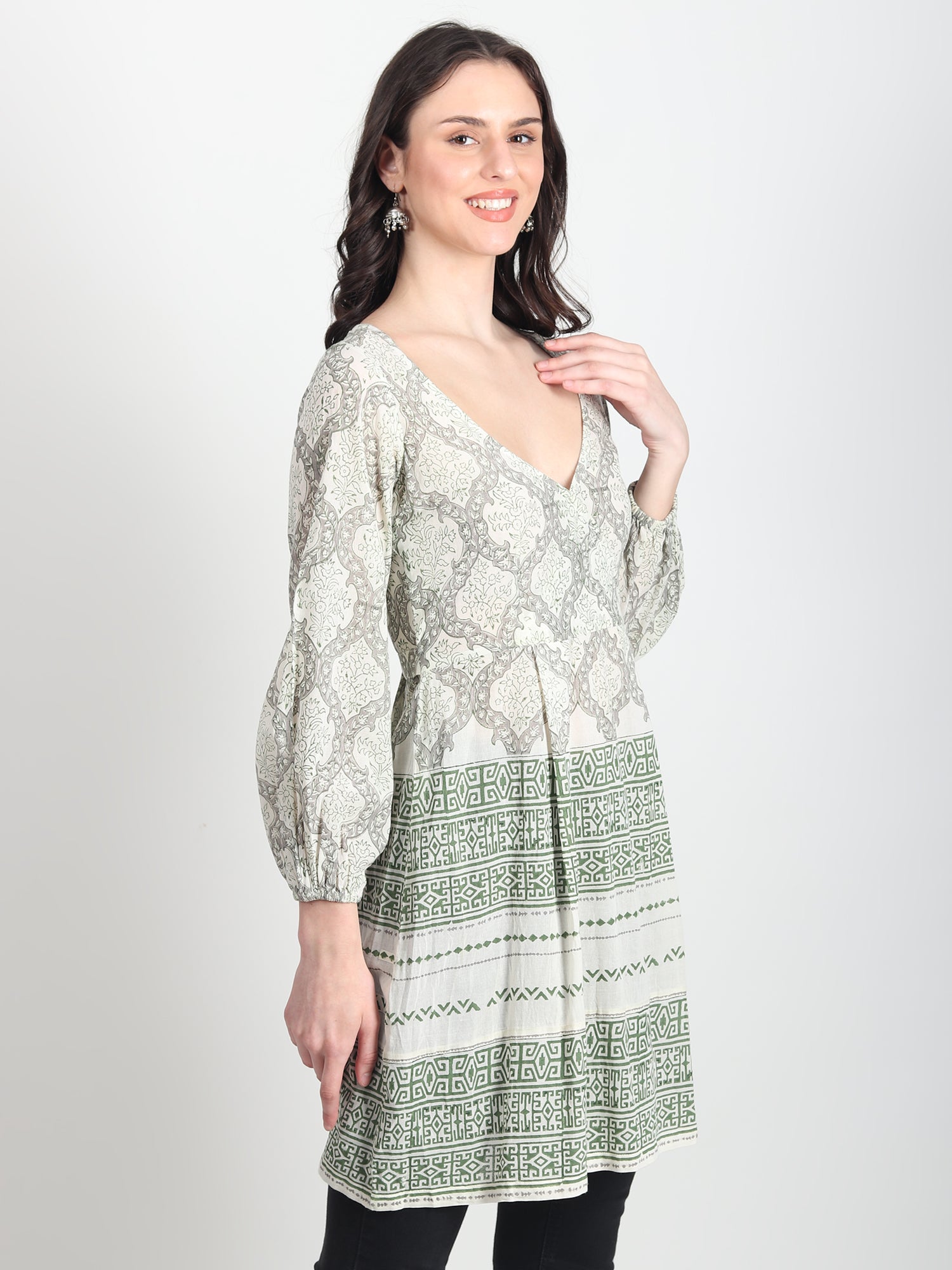 Theia hand block printed Top