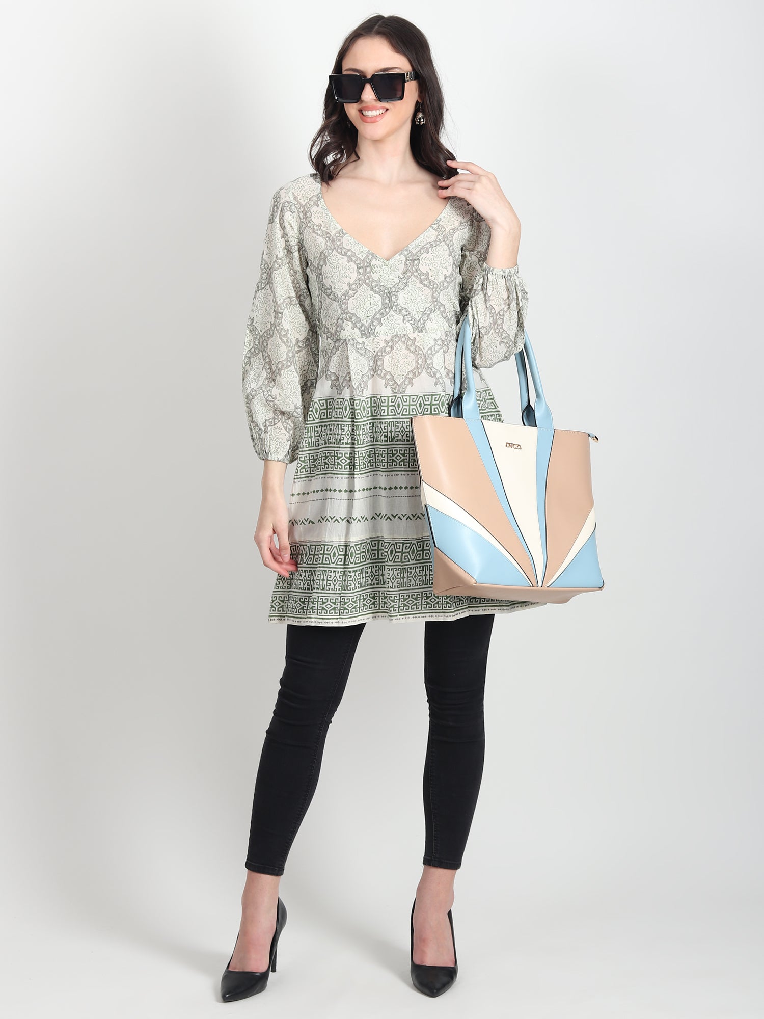 Theia hand block printed Top