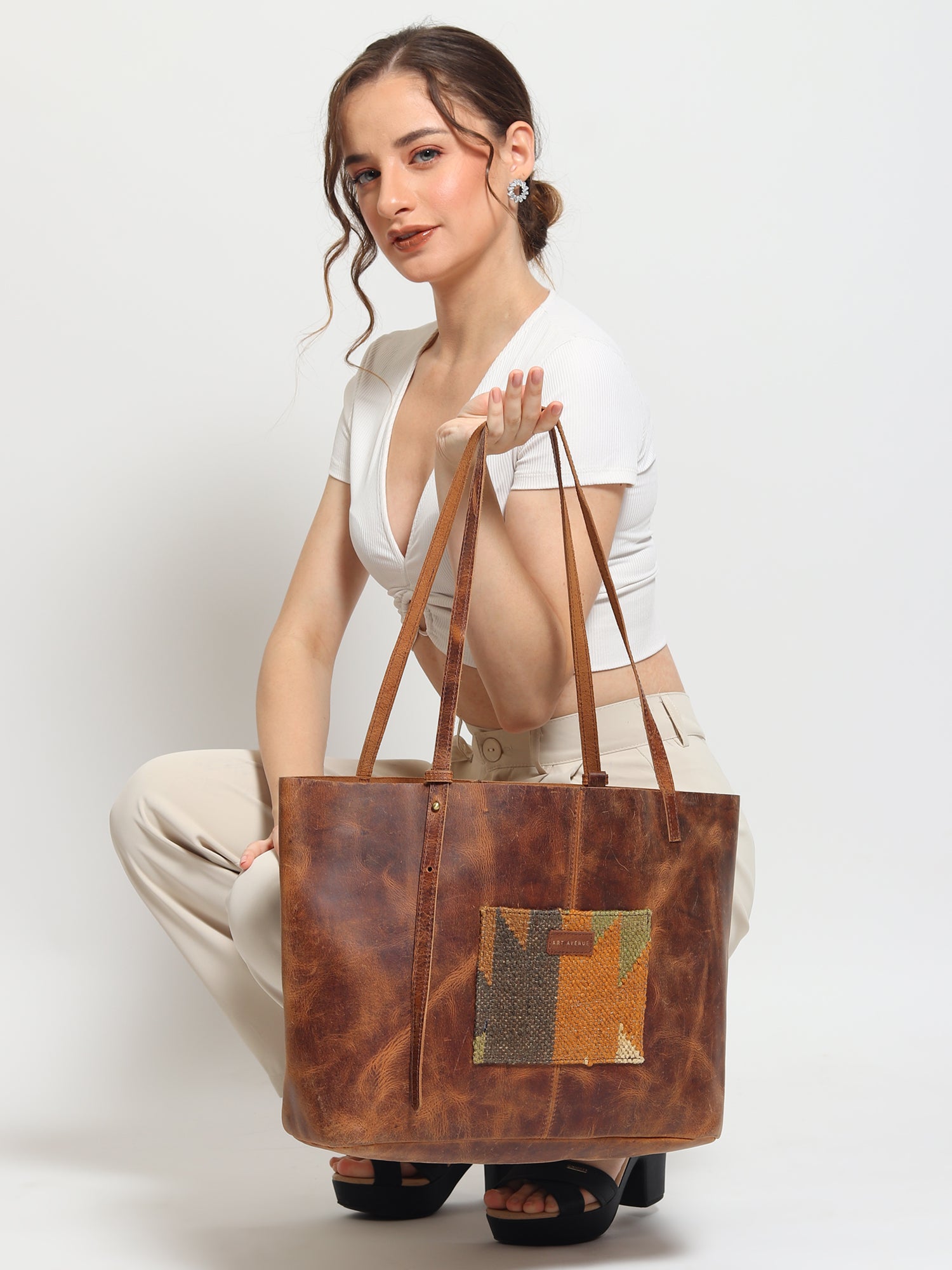 AVARICE - LEATHER TOTE BAG