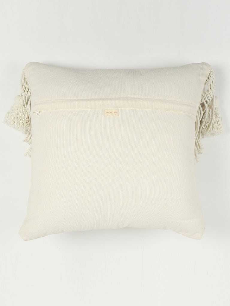 GRONW  - MACRAME SQUARE CUSHION COVER