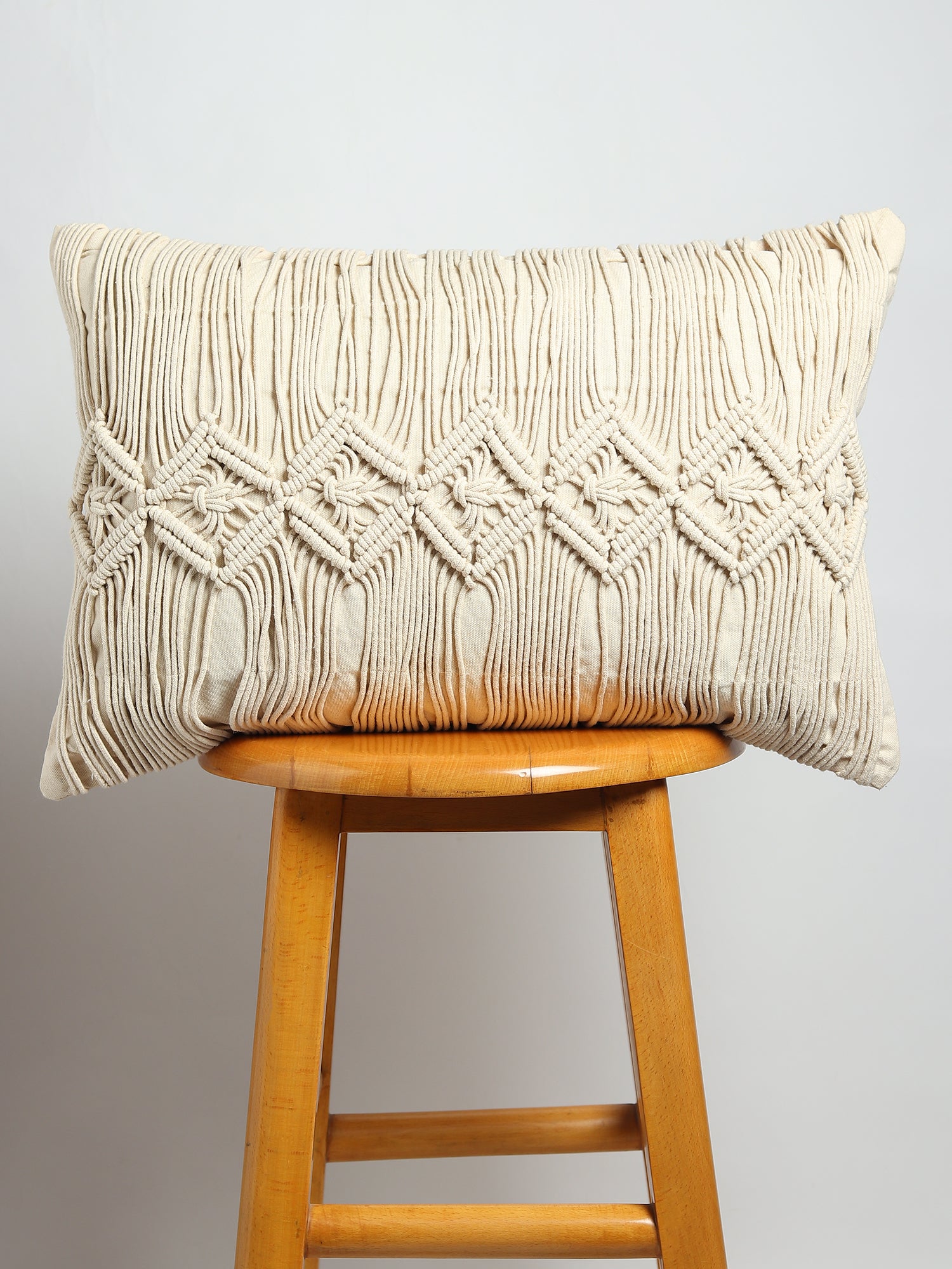 DIAMOND KNOTTED - LUMABR CUSHION COVER