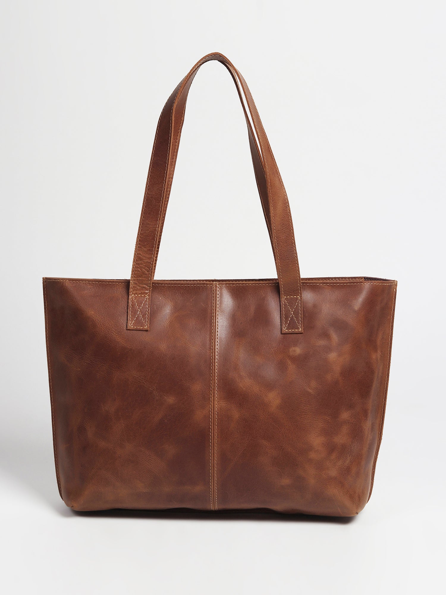 EZRA  - LEATHER HAND BAG