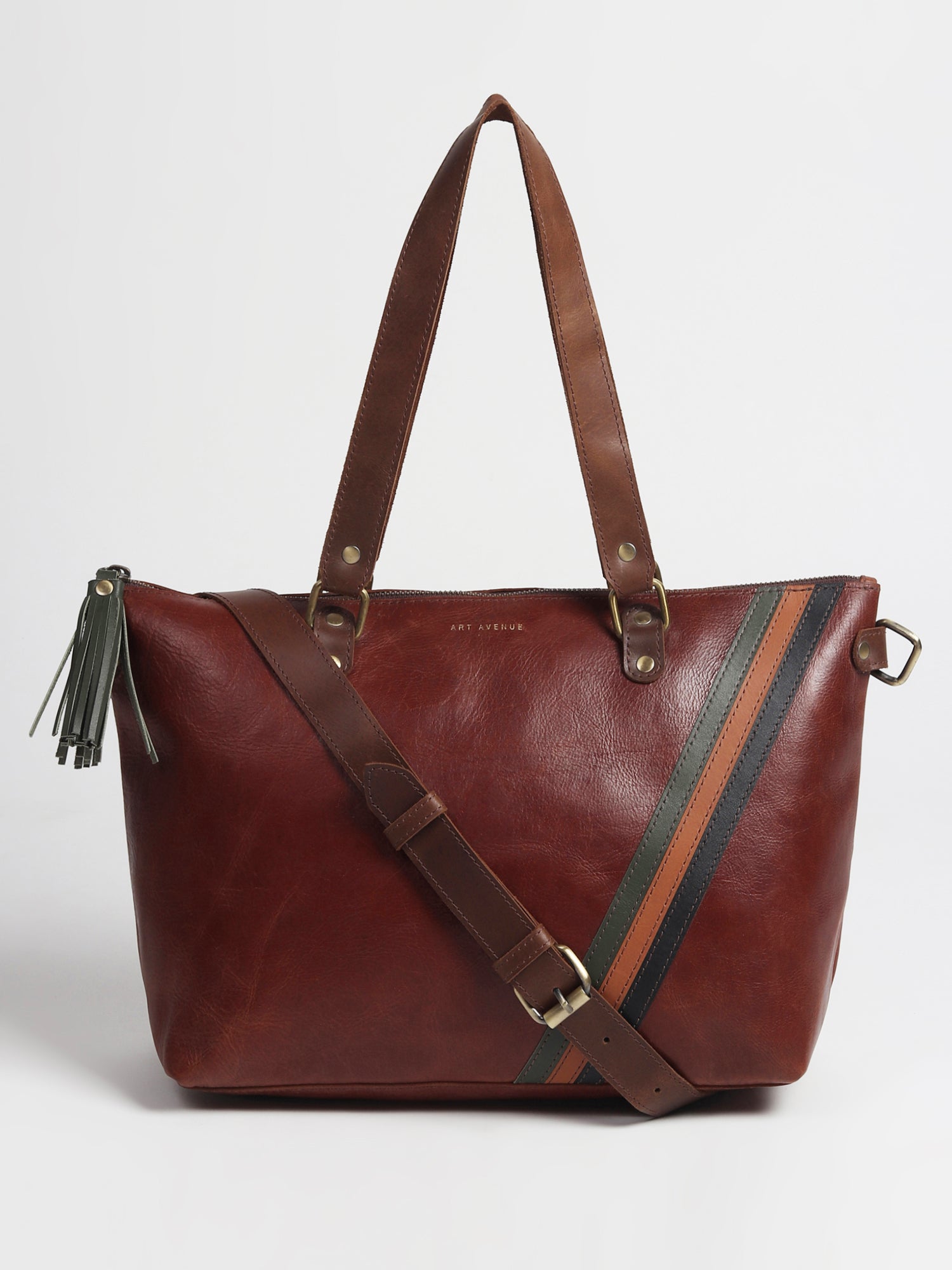 SURRANE- LEATHER TOTE BAG