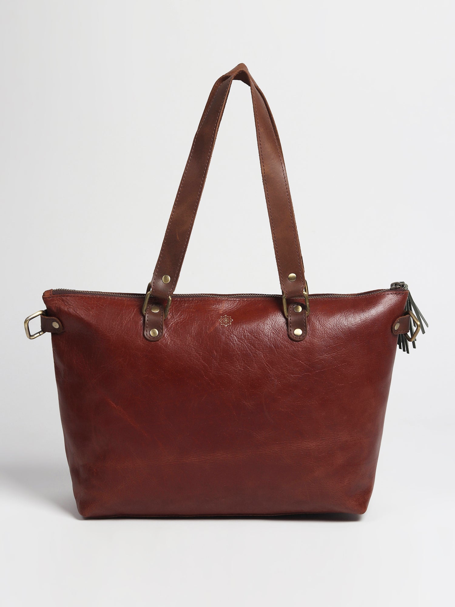 SURRANE- LEATHER TOTE BAG