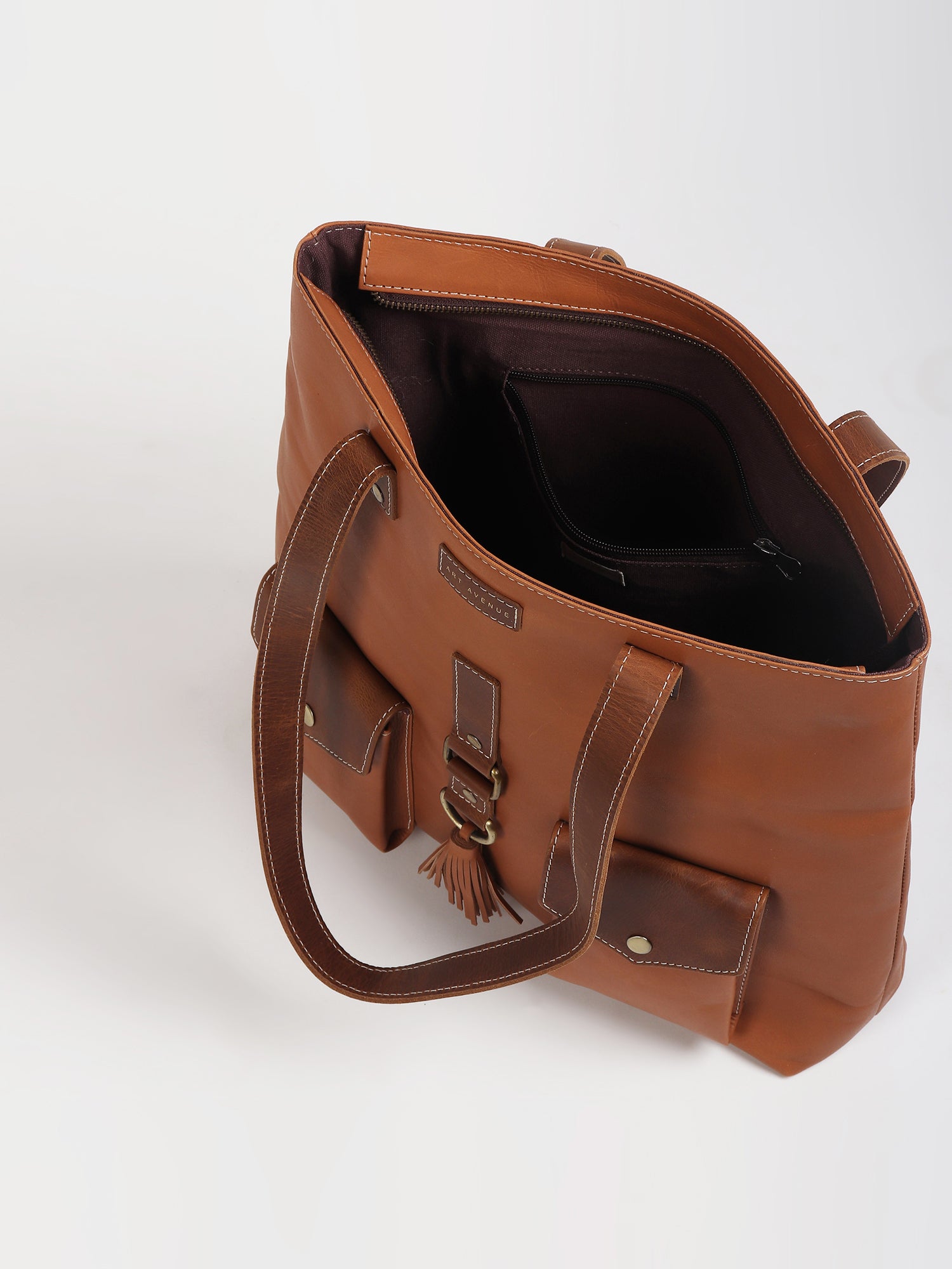 BRAWNY - LEATHER TOTE BAG