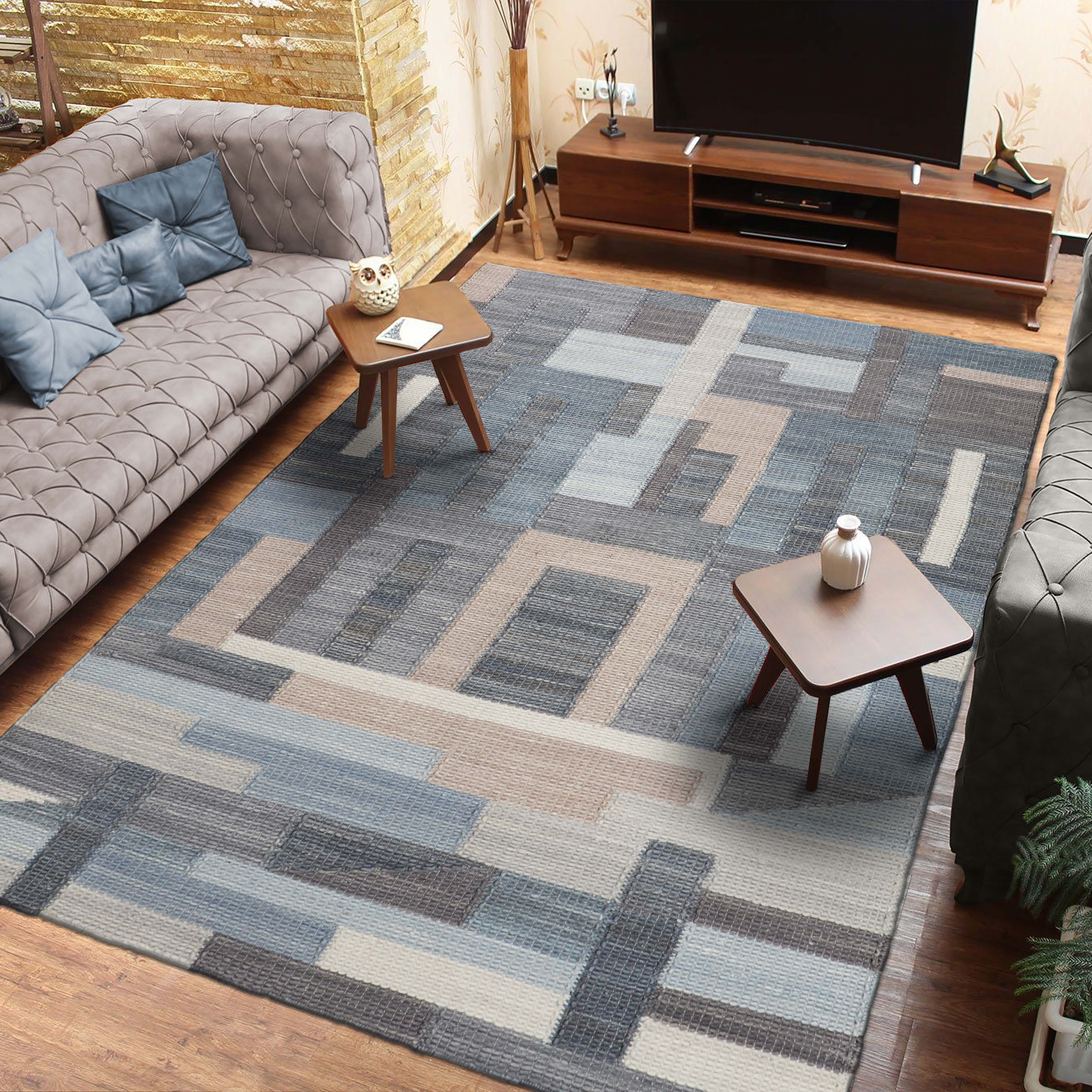 Tozi Flat Weave Wool Rug