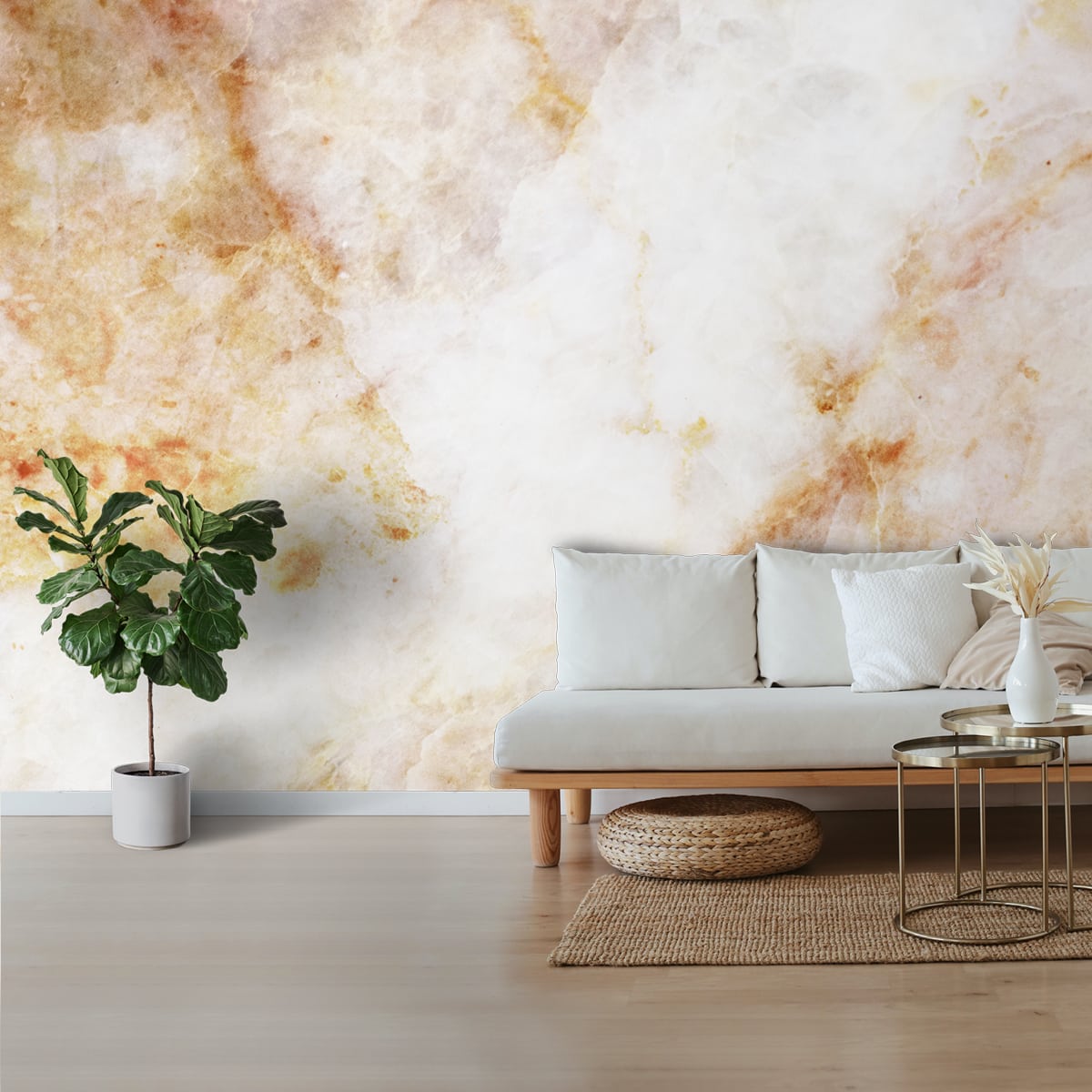 Exposed Marble Design, Wallpapers for Rooms, Customised