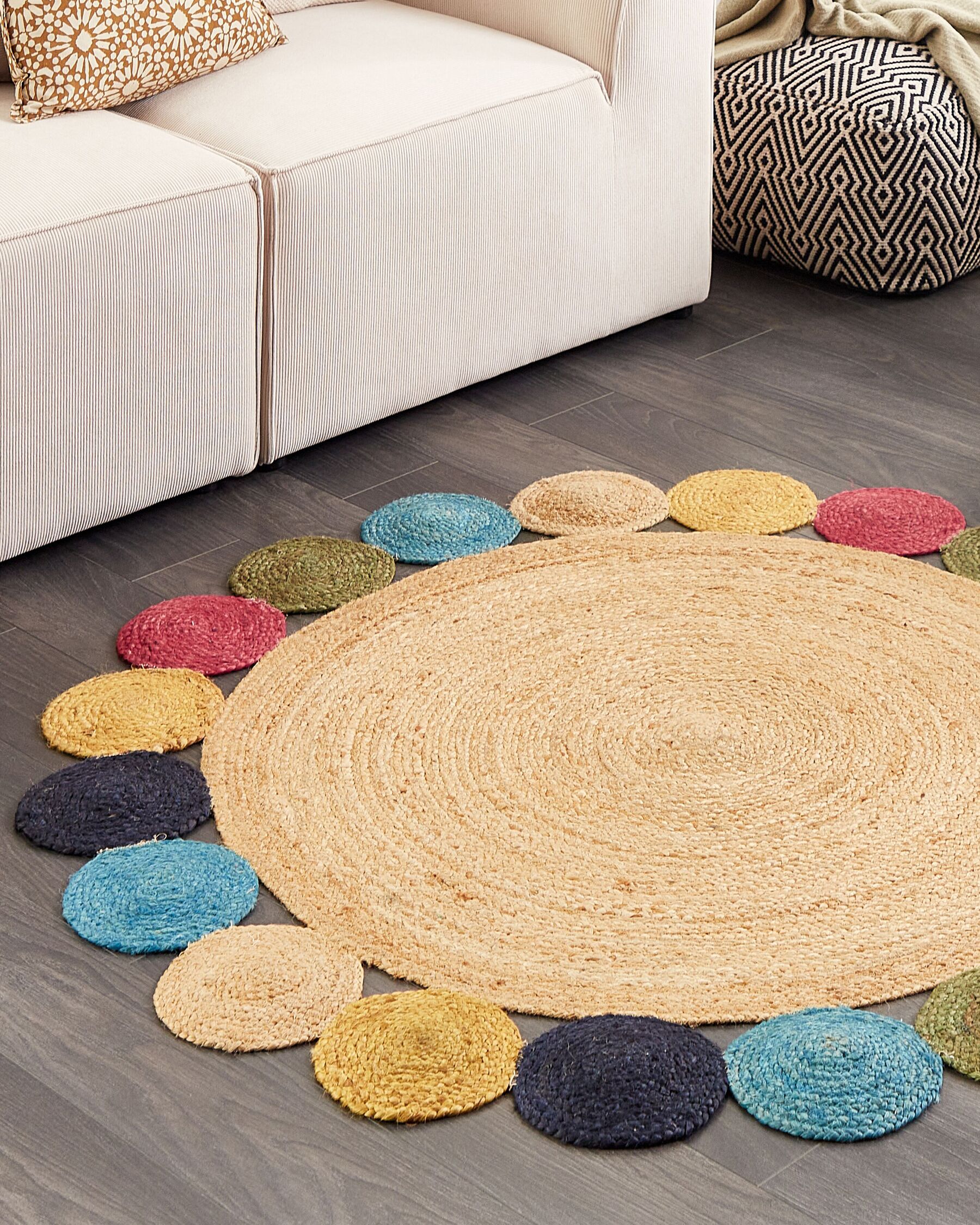 DUSTER - ROUND JUTE  RUG