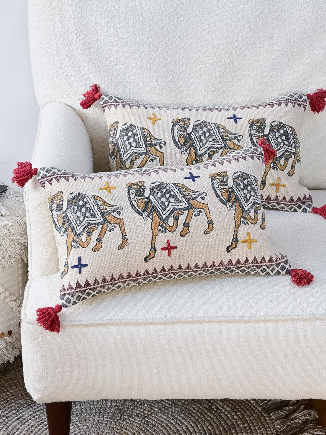 CAMEL - LUMBAR CUSHION COVER - ART AVENUE