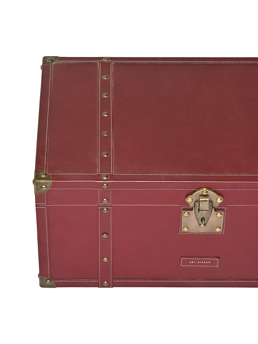 SCARLET - LEATHER TRUNK - ART AVENUE