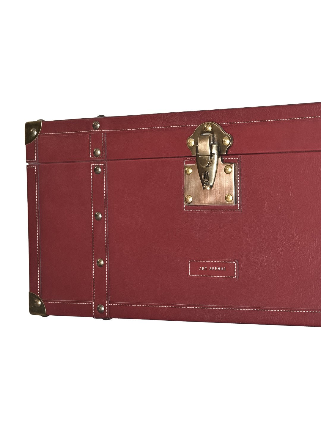 SCARLET - LEATHER TRUNK - ART AVENUE