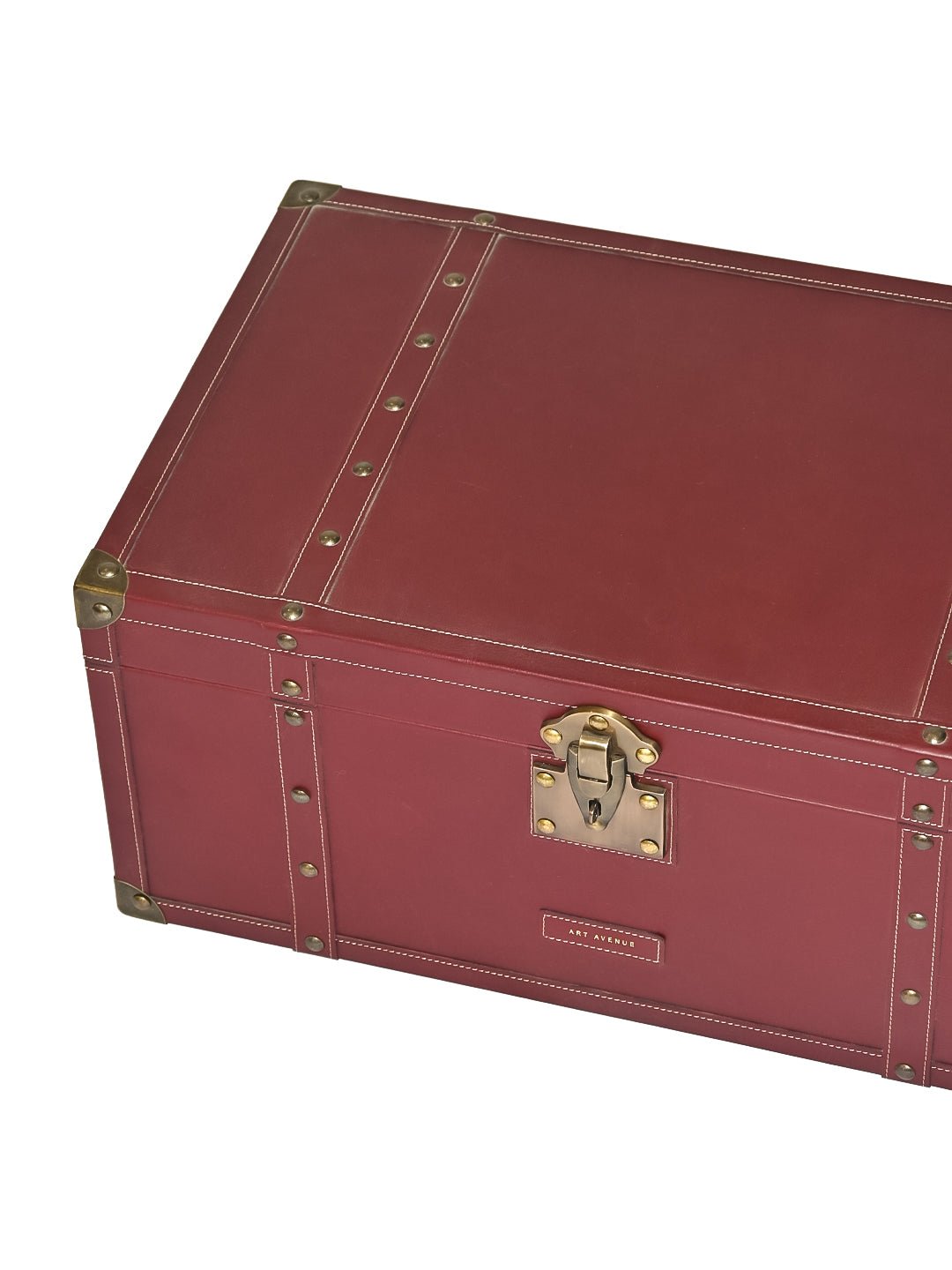 SCARLET - LEATHER TRUNK - ART AVENUE