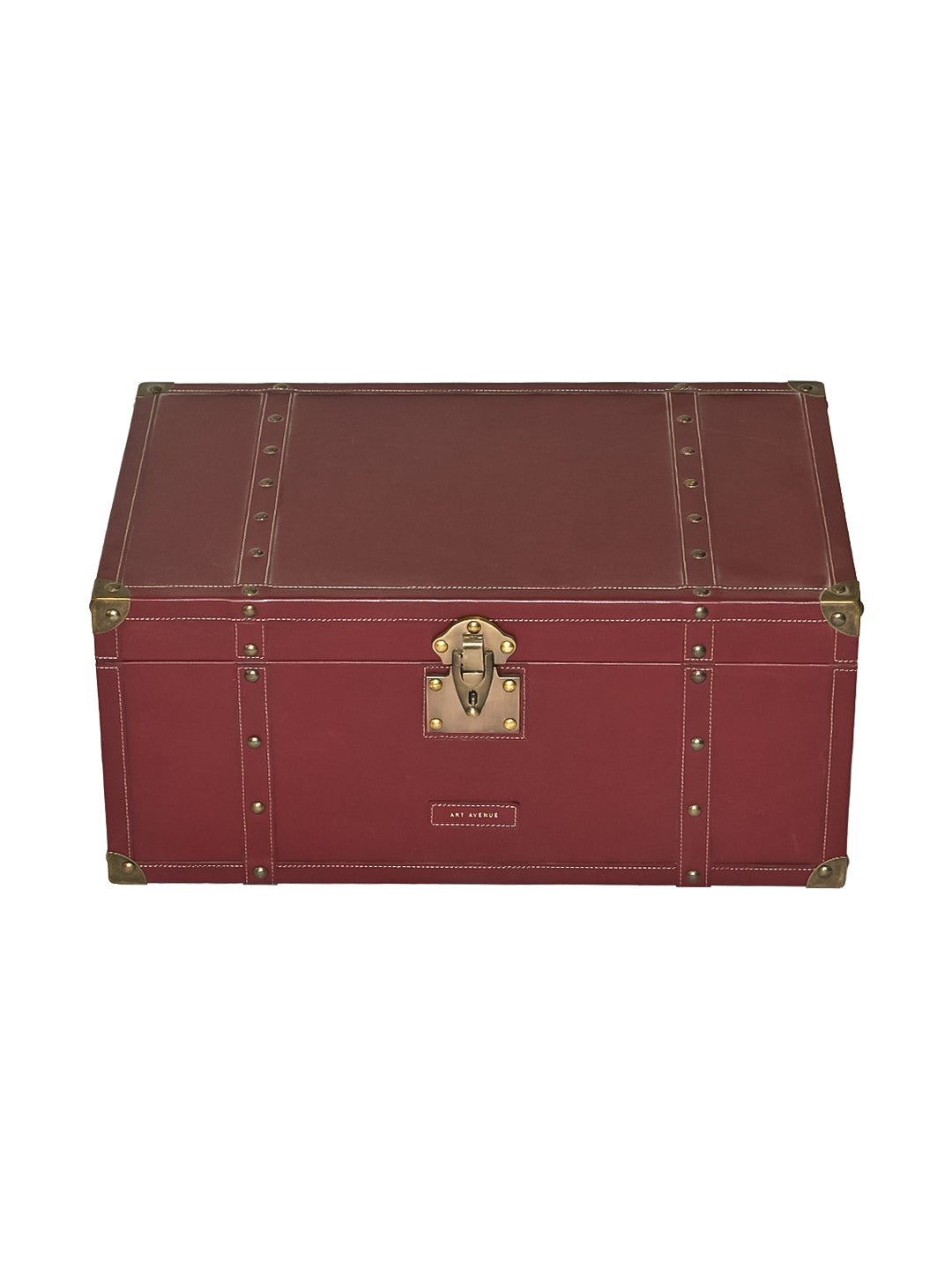 SCARLET - LEATHER TRUNK - ART AVENUE