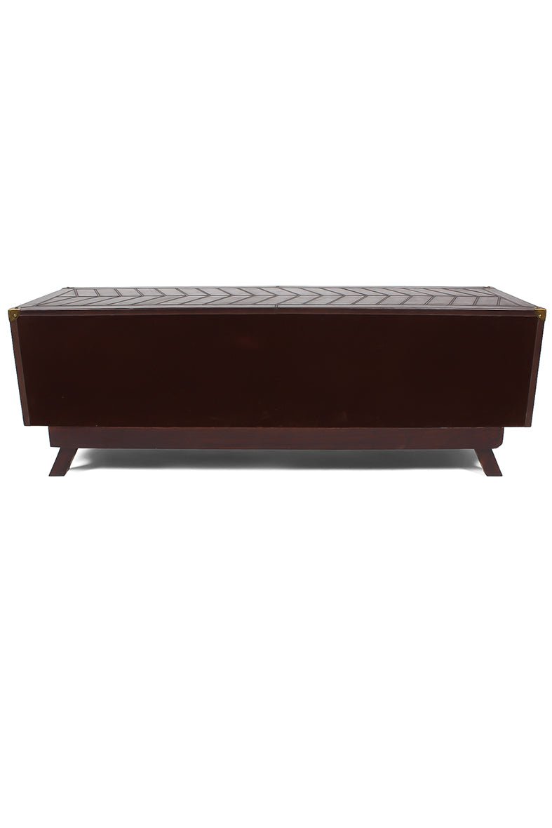 FAIRFIELD TV UNIT - LEATHER - ART AVENUE