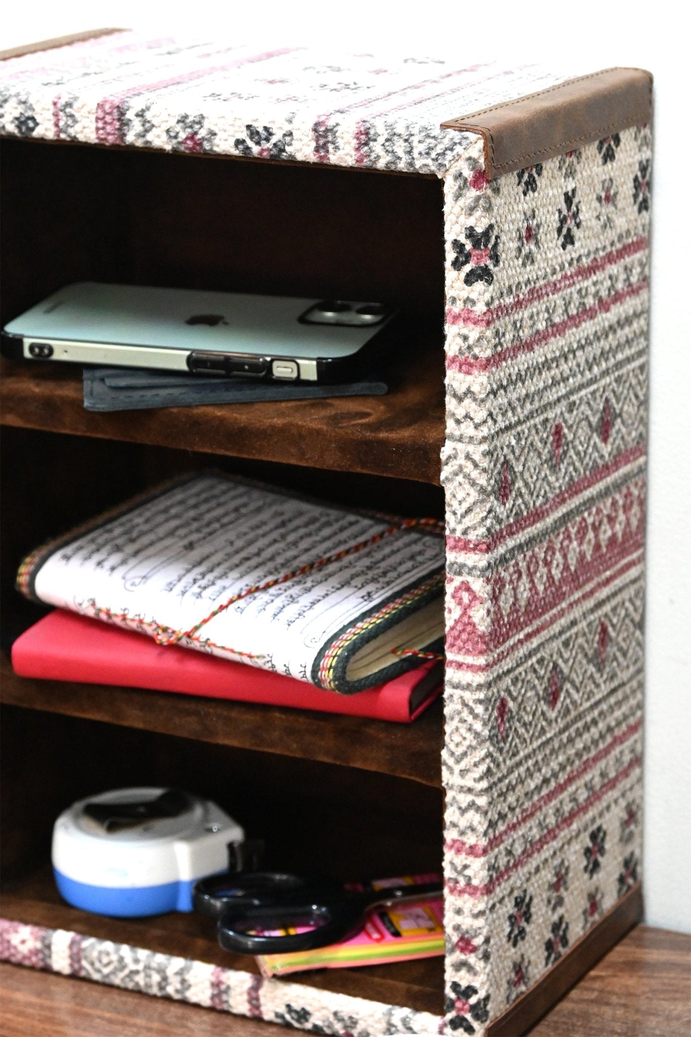 AZTEC- COTTON PRINTED CABINET FOR DESK ACCESSORIES - ART AVENUE