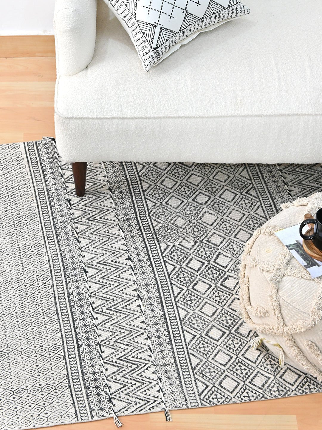 BALSAM - BLOCK PRINTED RUG - ART AVENUE