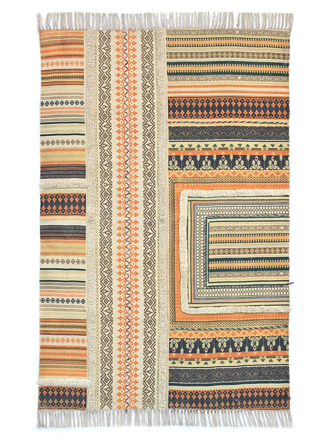 ERMENE - BLOCK PRINTED RUG - ART AVENUE