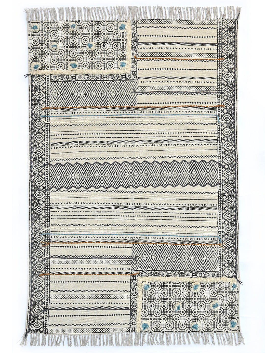 EHICO - BLOCK PRINTED RUG - ART AVENUE