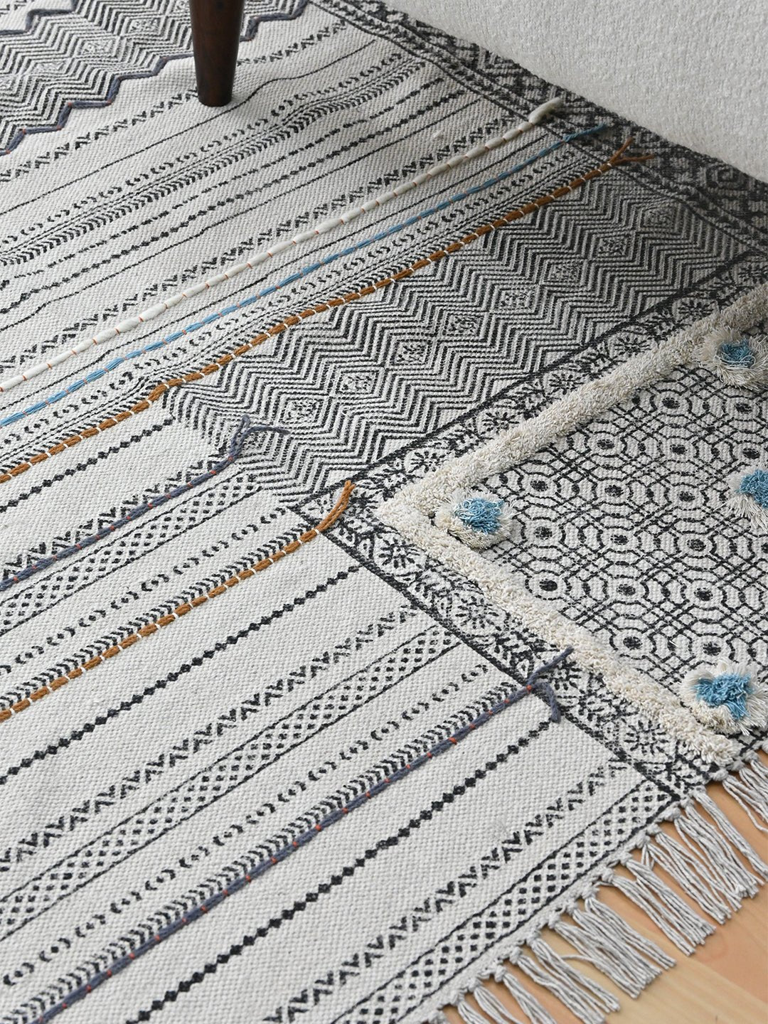 EHICO - BLOCK PRINTED RUG - ART AVENUE