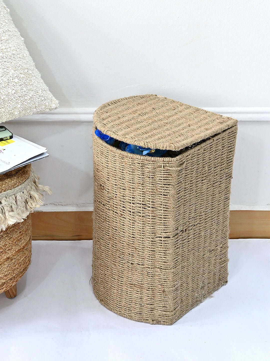 REED - MULTIPURPOSE JUTE BASKET - ART AVENUE