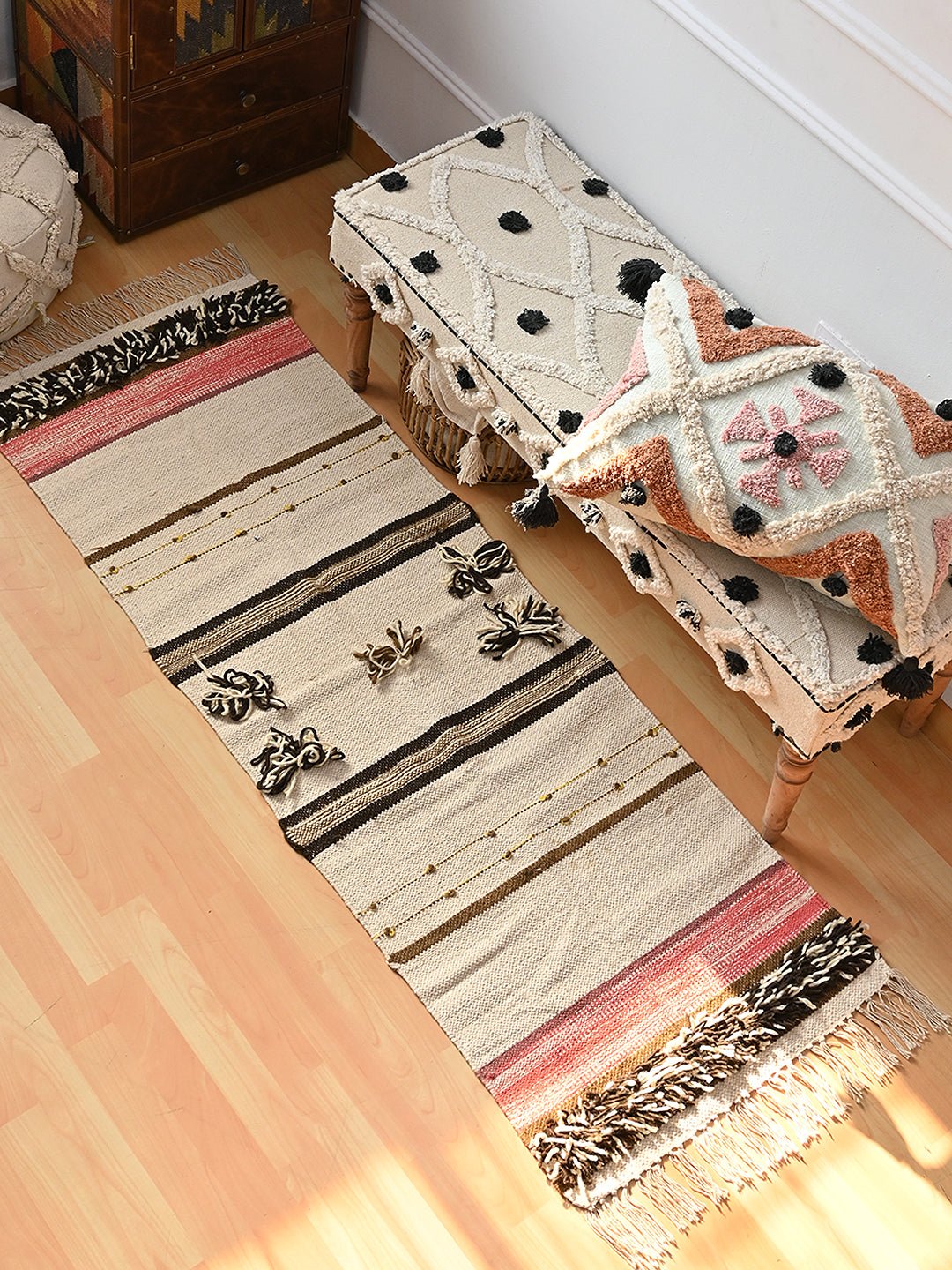 CALVIN-COTTON WEAVE RUNNER - ART AVENUE