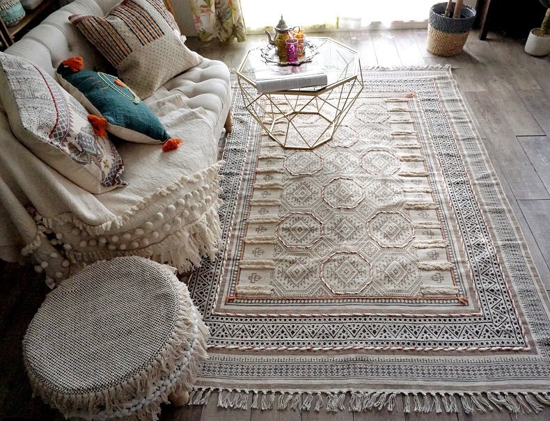 MIDLAND - BLOCK PRINTED RUG - ART AVENUE