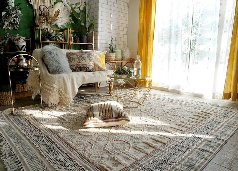 MIDLAND - BLOCK PRINTED RUG - ART AVENUE