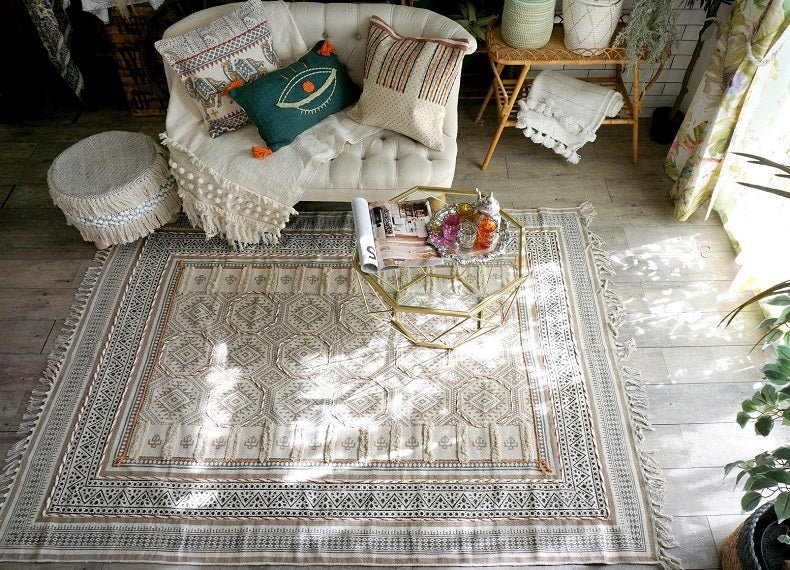 MIDLAND - BLOCK PRINTED RUG - ART AVENUE