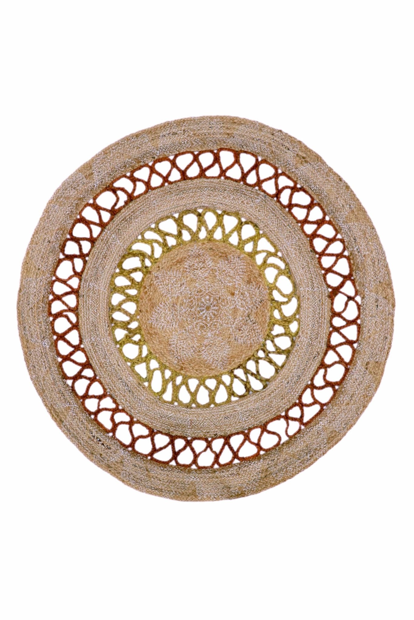 EVENING -ROUND RUG -NATURAL - ART AVENUE