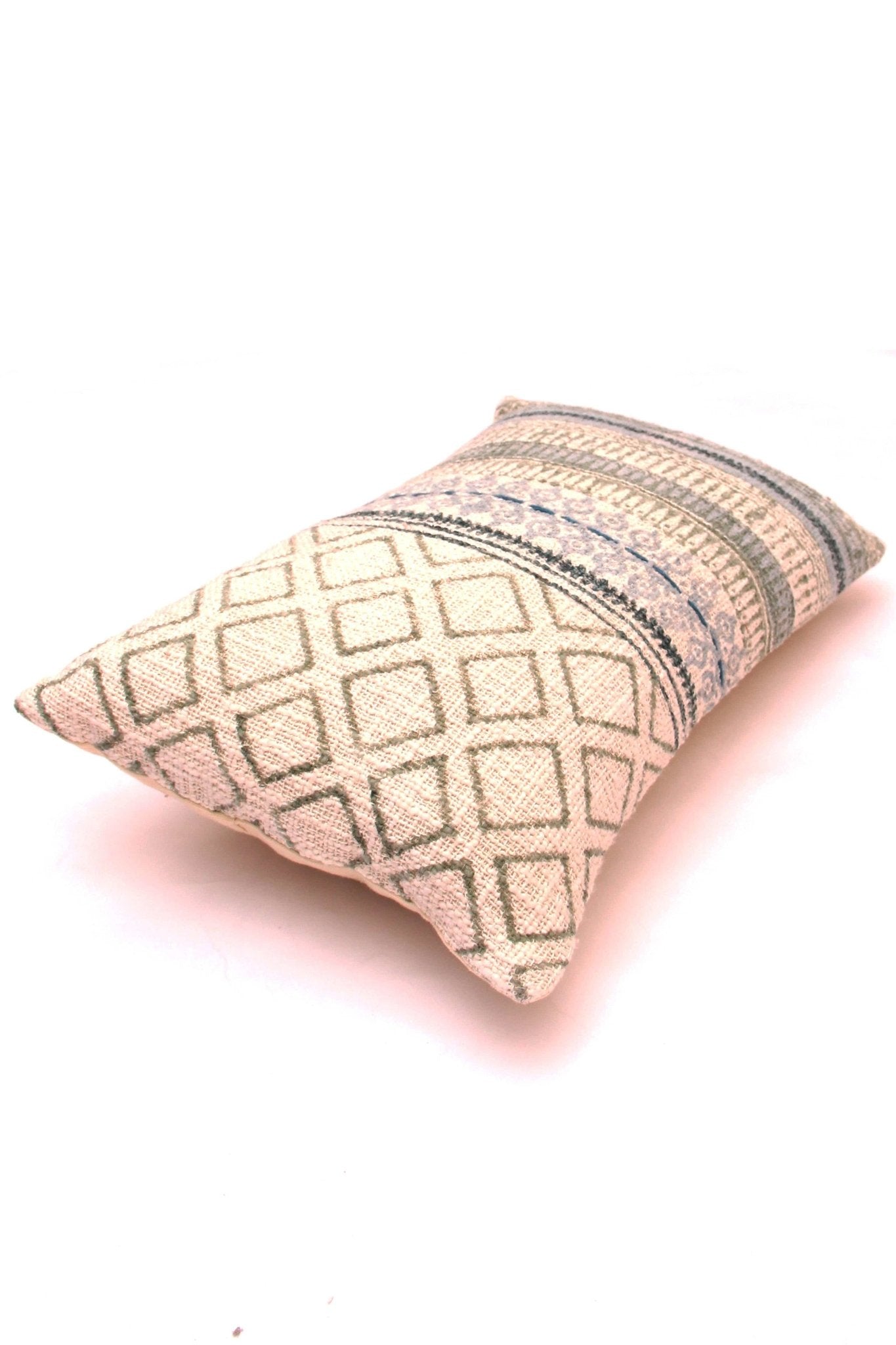 PEACE - LUMBAR CUSHION COVER - GREY - ART AVENUE