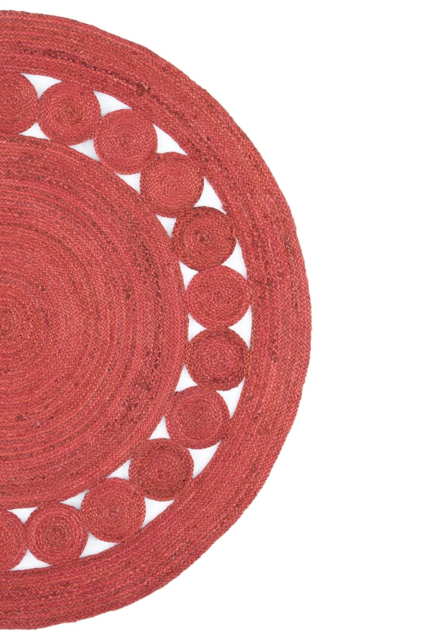 PEONY - ROUND JUTE RUG - ART AVENUE