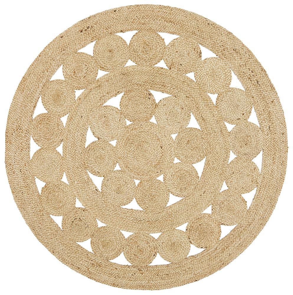 BRENDA - ROUND JUTE RUG - ART AVENUE