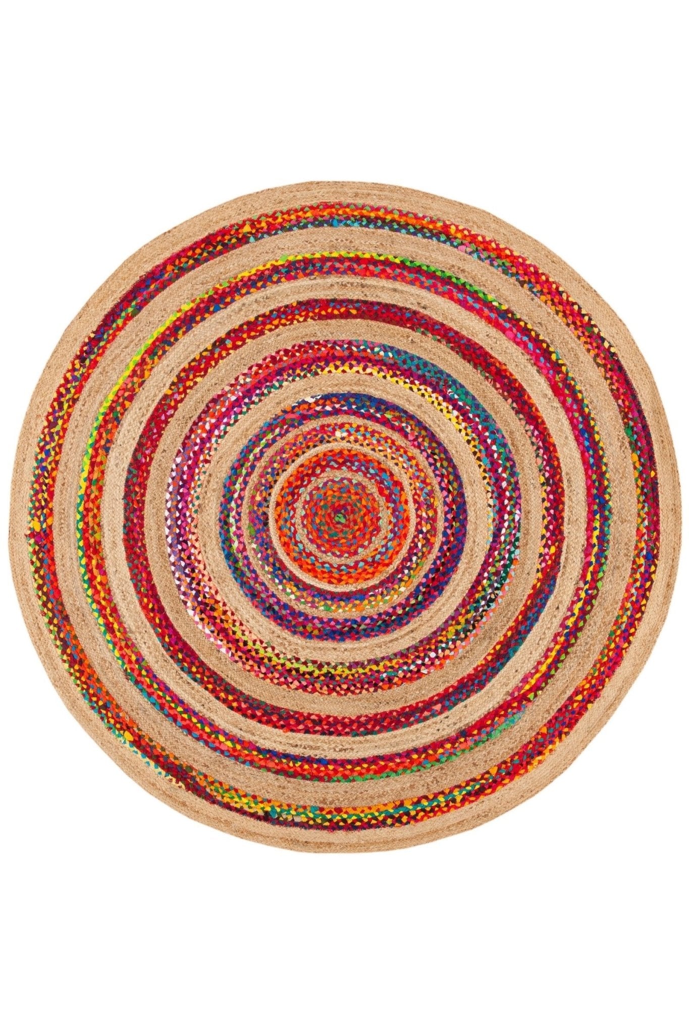 POPPY - ROUND JUTE RUG - ART AVENUE