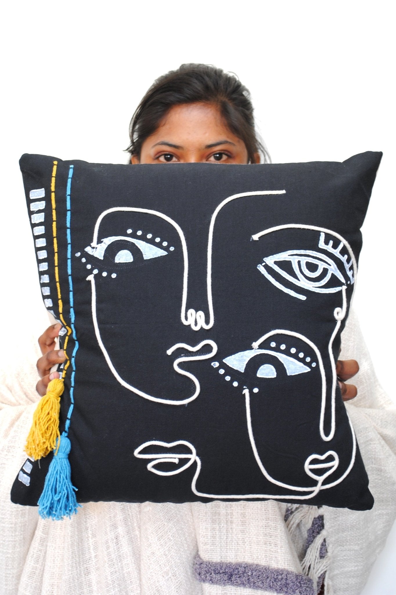 RENOMA - SQUARE CUSHION COVER - ART AVENUE