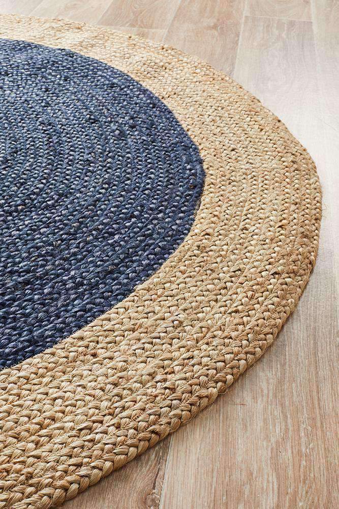 ZENNY - ROUND JUTE RUG - ART AVENUE