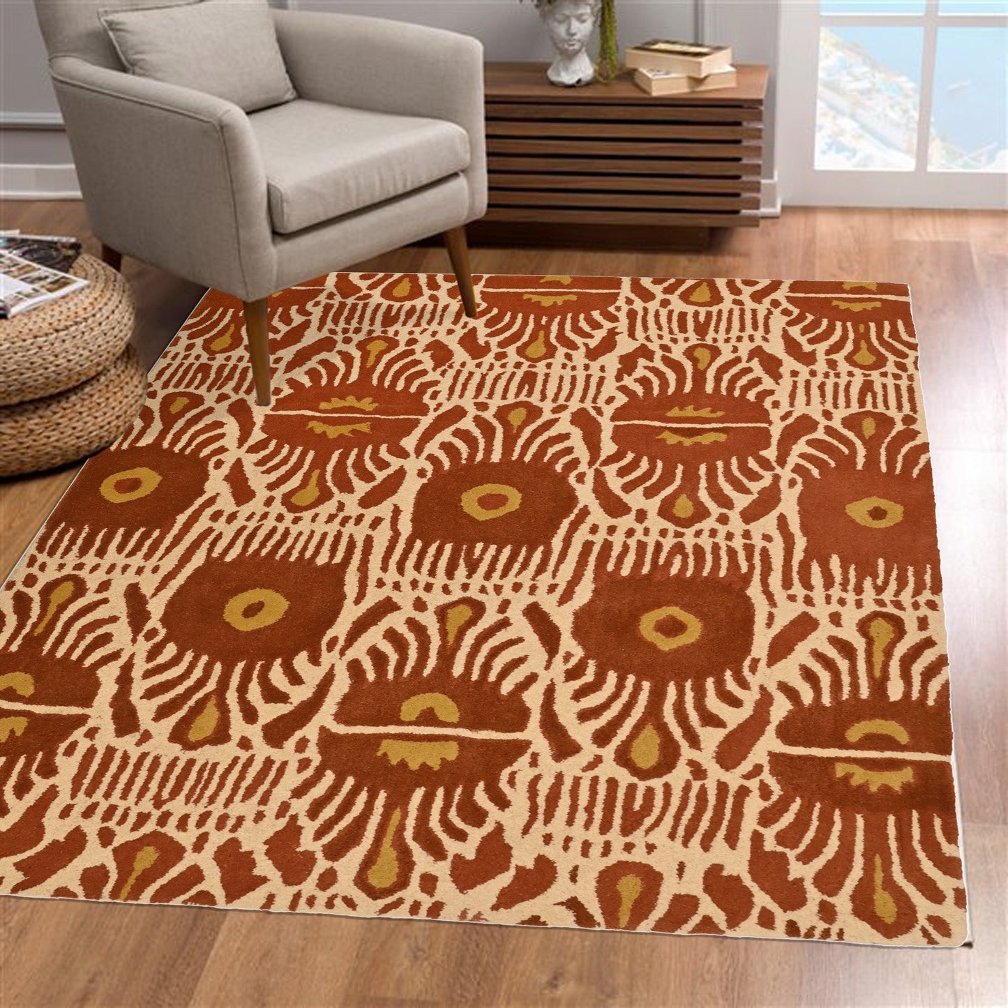 ROMA HANDTUFTED WOOL CARPET - ART AVENUE