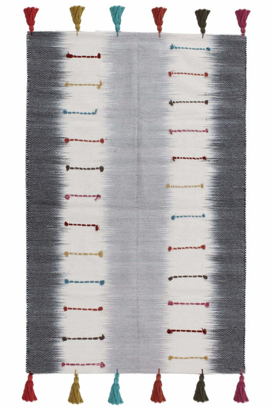 SAVOURY - WOVEN RUG - GREY - ART AVENUE